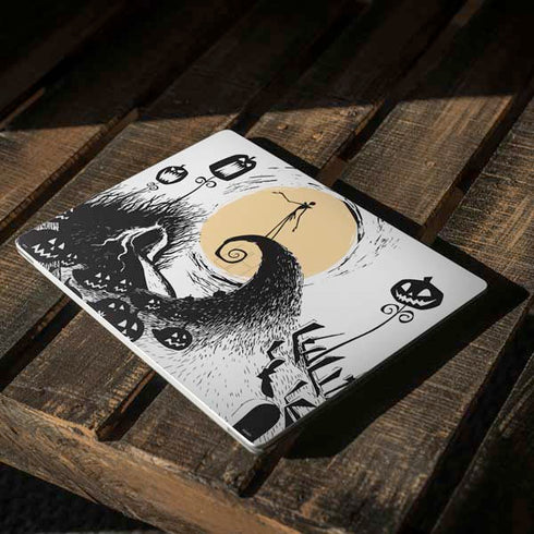 Disney The Nightmare Before Christmas Jack on Spiral Hill Art Surface Laptop 2 Skin